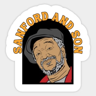 sanford and son - movie 80s Sticker